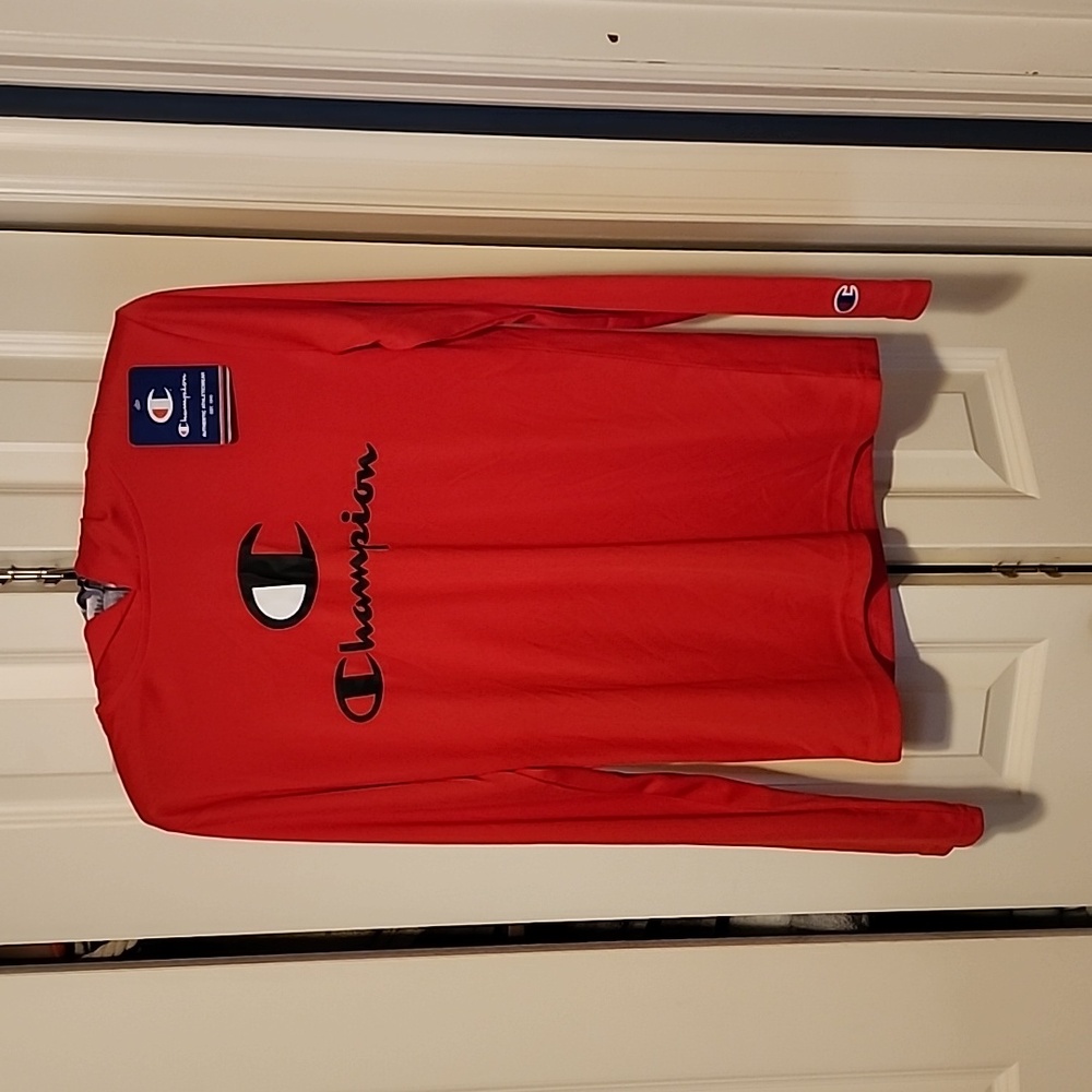 Champion hooded shirt